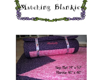 PDF Pattern Nap Mat & Blankie < ** > INSTANT DOWNLOAD  < ** >