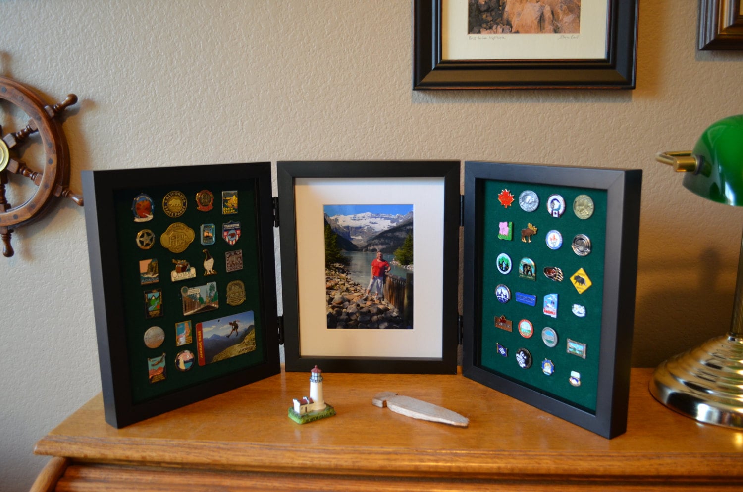 Pin Display 8x10 Desk Top Standard Pinboards 48 Etsy