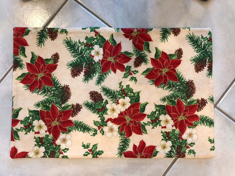 Poinsettia Placemats Etsy