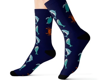 Sublimation Socks - Ocean Critters