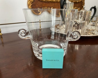 Tiffany & Co Scroll Handle Ice Bucket Wine Chiller