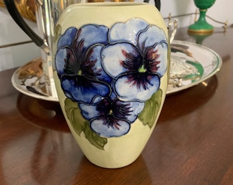 Vintage Moorcroft Pansy Vase