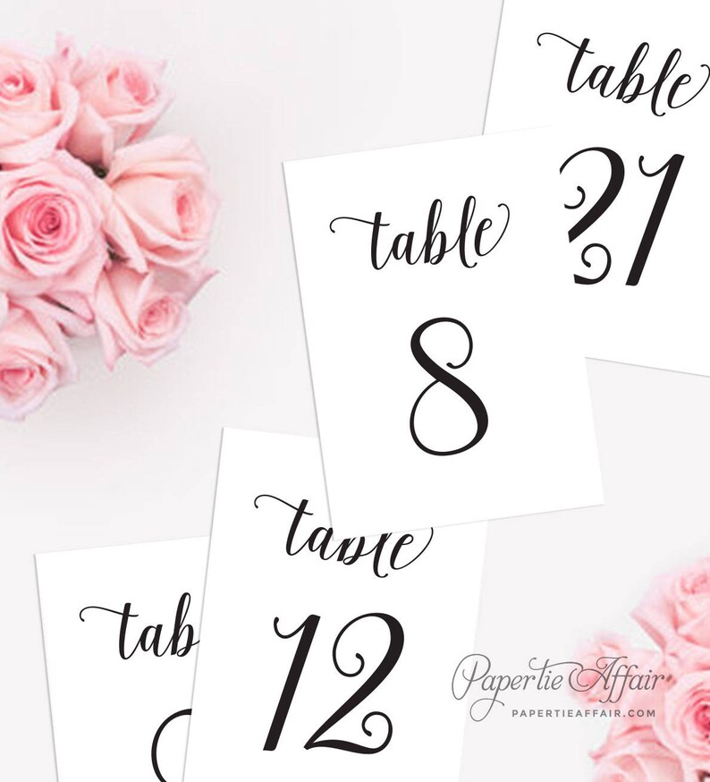 Wedding Table Numbers Table Number Wedding Reception Table Etsy