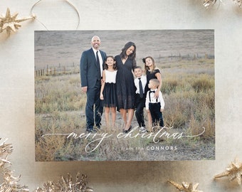 Holiday Photo Card - Christmas Photo Cards - Horizontal - Holiday Photo Cards, Double Sided, Customizable | Holiday Flair