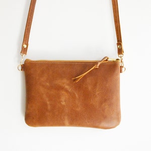 Tan Leather Crossbody Bag, Small Leather Handbag, Tan Leather Purse ...