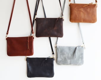 Leather Crossbody Bag, Small Crossbody Bag, Crossbody Purse, Crossbody Bag, Small Leather Purse, Leather Gift for Her, Wedding Anniversary