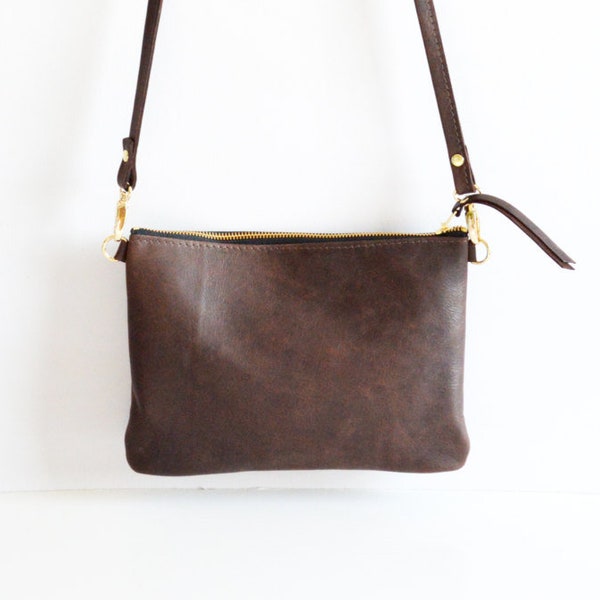 Brown Leather Bag - Etsy