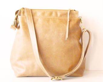 Bolso hobo de cuero, bolso hobo, bolso de cuero para mujer, bolso hobo de cuero, bolso de hombro de cuero, regalo de cuero para ella, regalo para el 3er aniversario