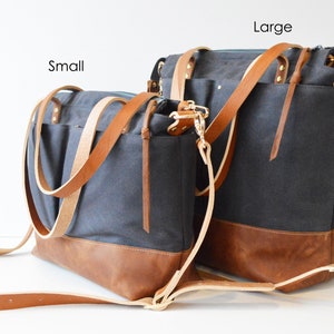 Diaper Bag Backpack, Diaper Backpack, Nappy Bag, Convertible Backpack, Leather Diaper Bag, Canvas Diaper Bag, Baby Bag, Gift for New Mum image 9