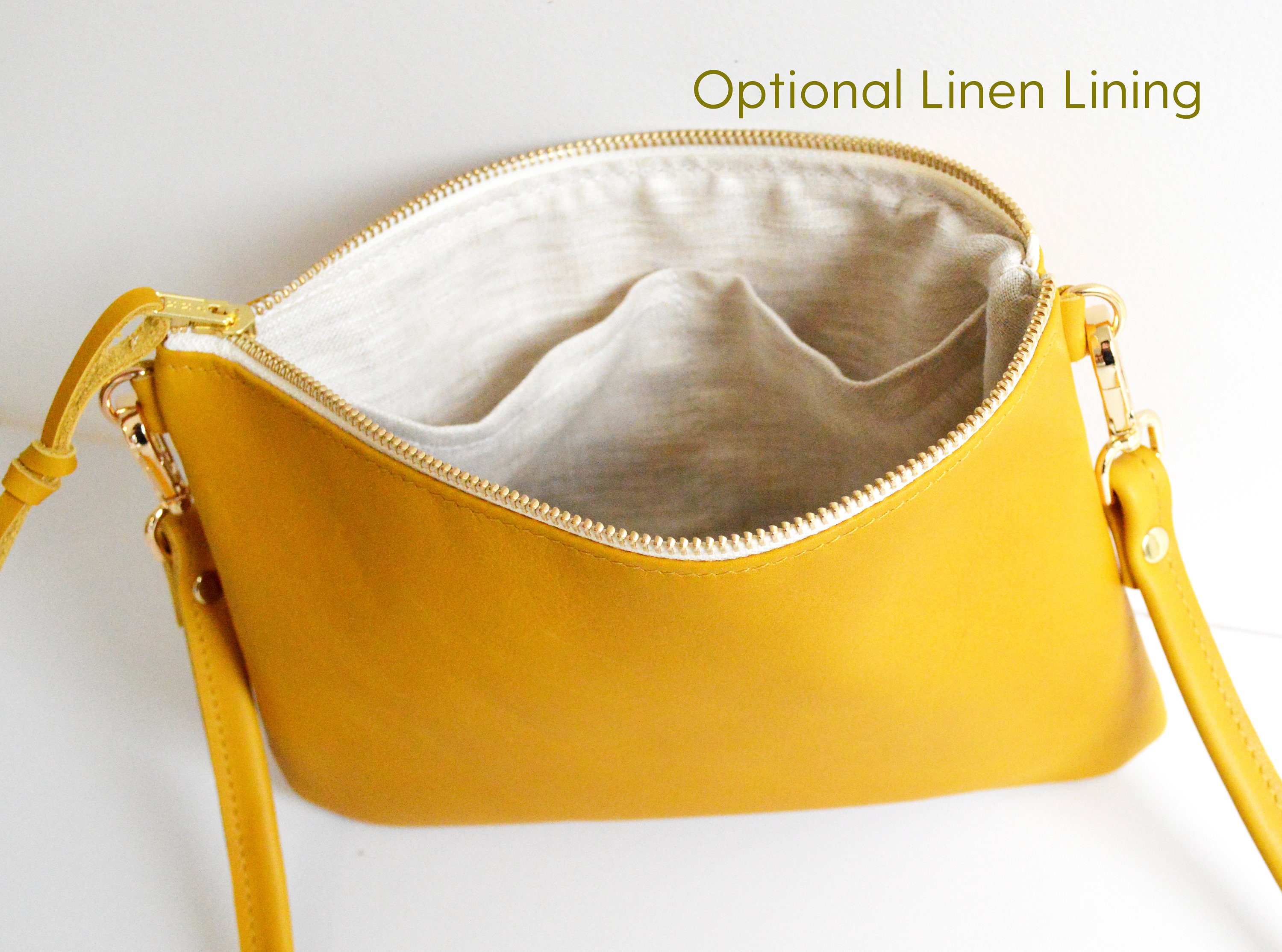 Bostanten Yellow Women’s leather designer handbag shoulder strap EUC Never  Worn