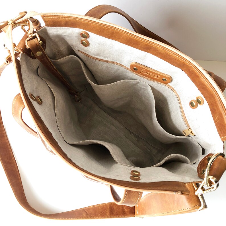 Leather Diaper Bag Backpack. Convertible Diaper Tote. Baby Etsy