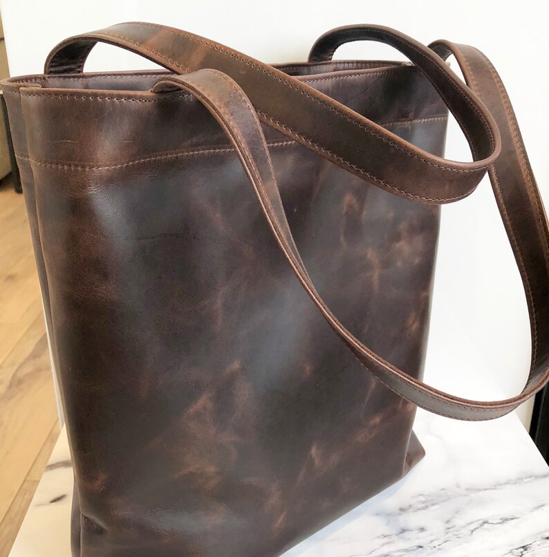 dark brown leather handbags