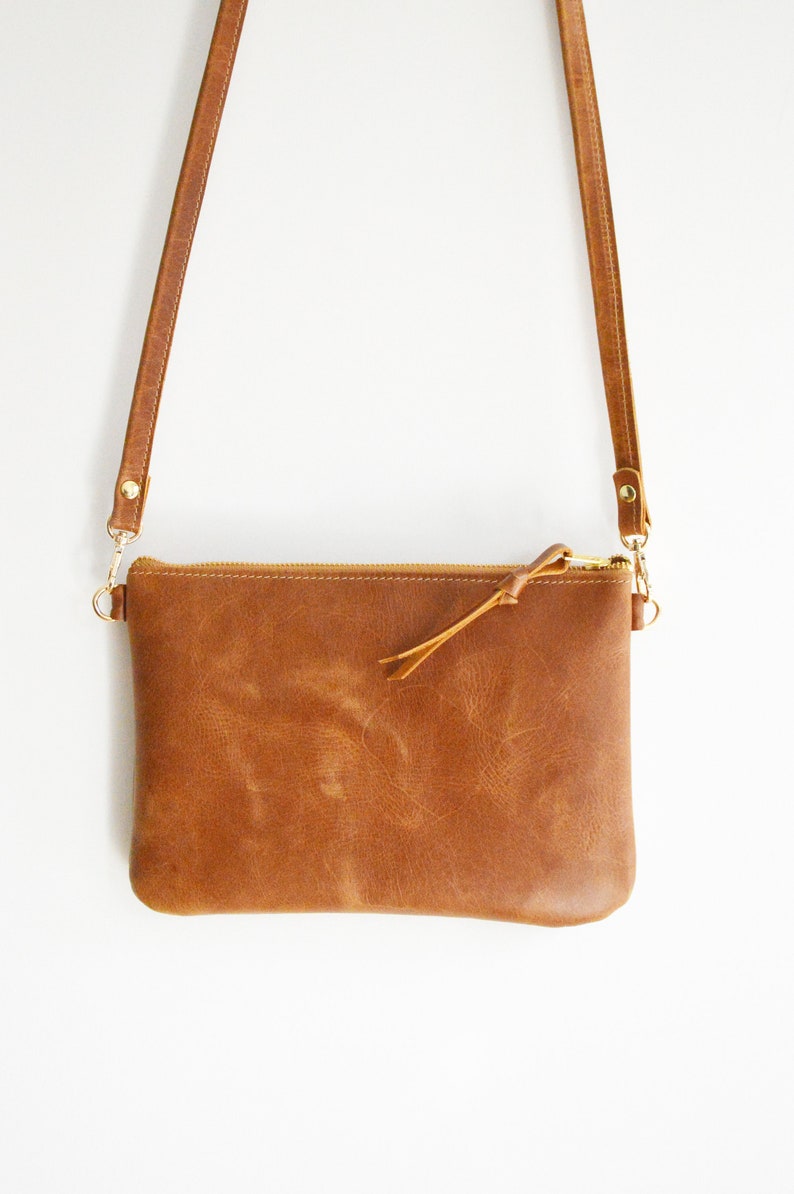 Tan Leather Crossbody Bag Small Leather Handbag Tan Leather - Etsy