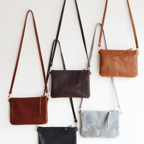 Leather Crossbody Bag Crossbody Bag Leather Purse Gift for Etsy