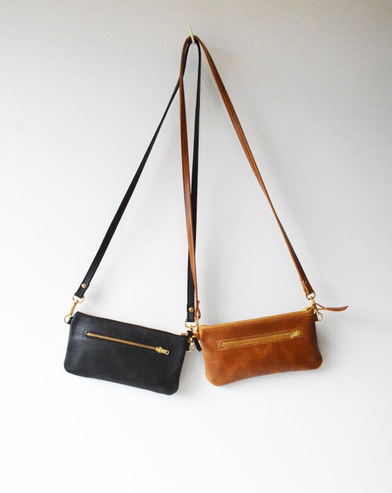 Black Leather Crossbody Bag | Tassel Purse | Made in Canada Handbags -  Rimanchik