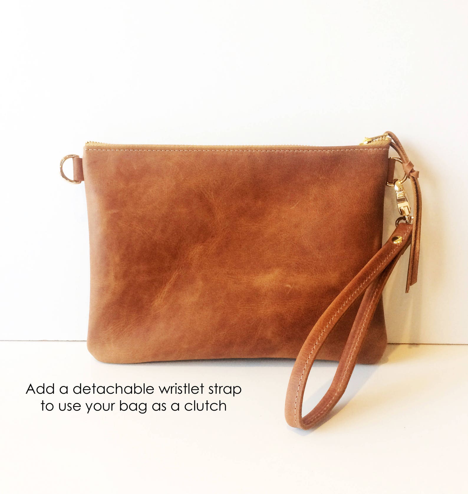 Dark Brown Leather Crossbody Bag. Small Minimalist Leather Etsy