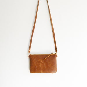 Tan Leather Crossbody Bag, Small Leather Handbag, Tan Leather Purse ...