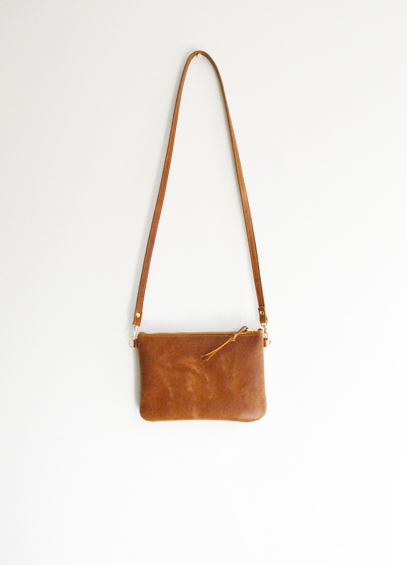 Tan Leather Crossbody Bag Small Leather Handbag Tan Leather Etsy