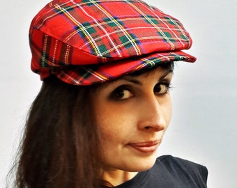 Red Driving Cap - Etsy