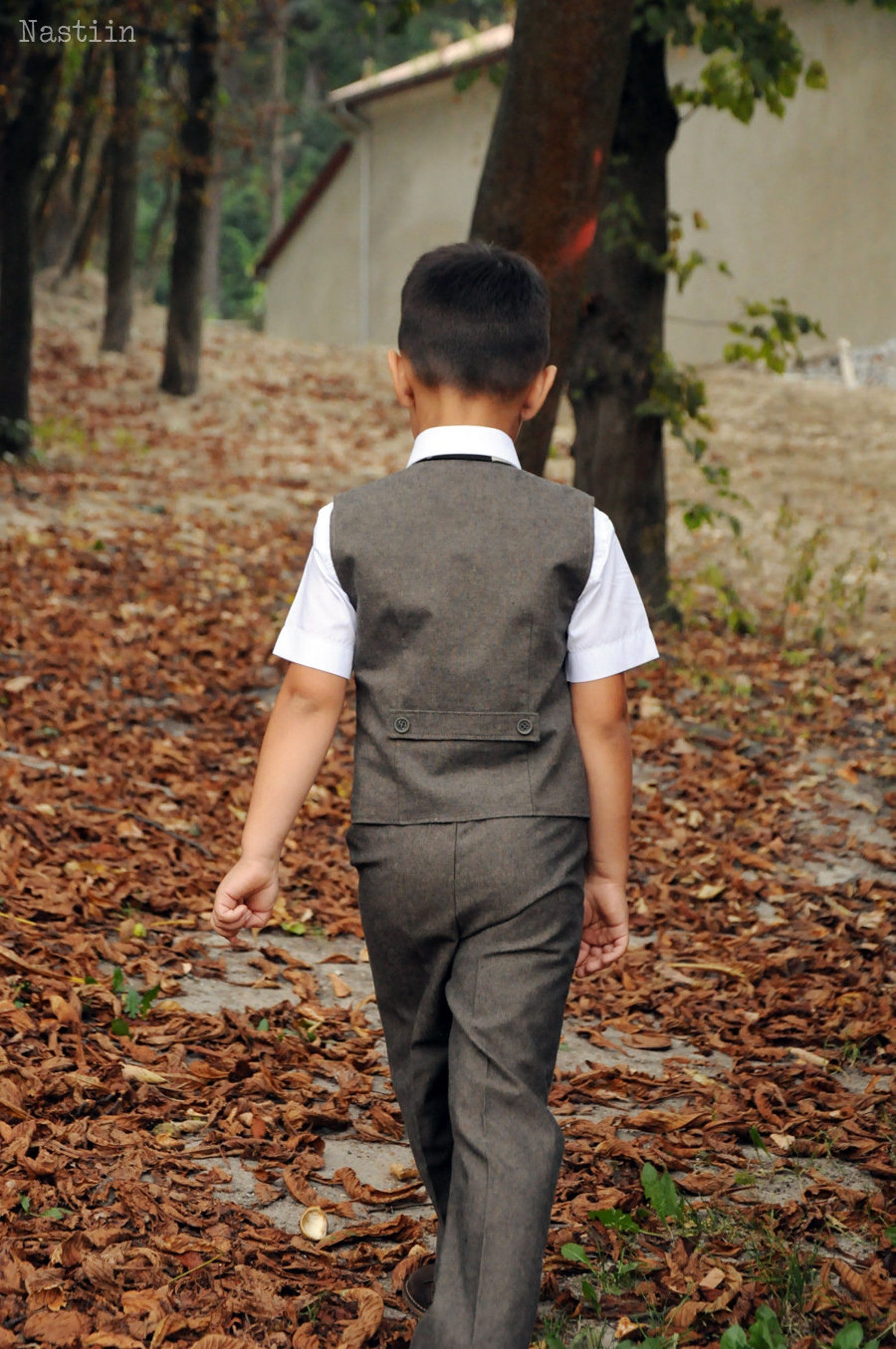 Boys vest and pants Boys green vest boys sage green pants Etsy