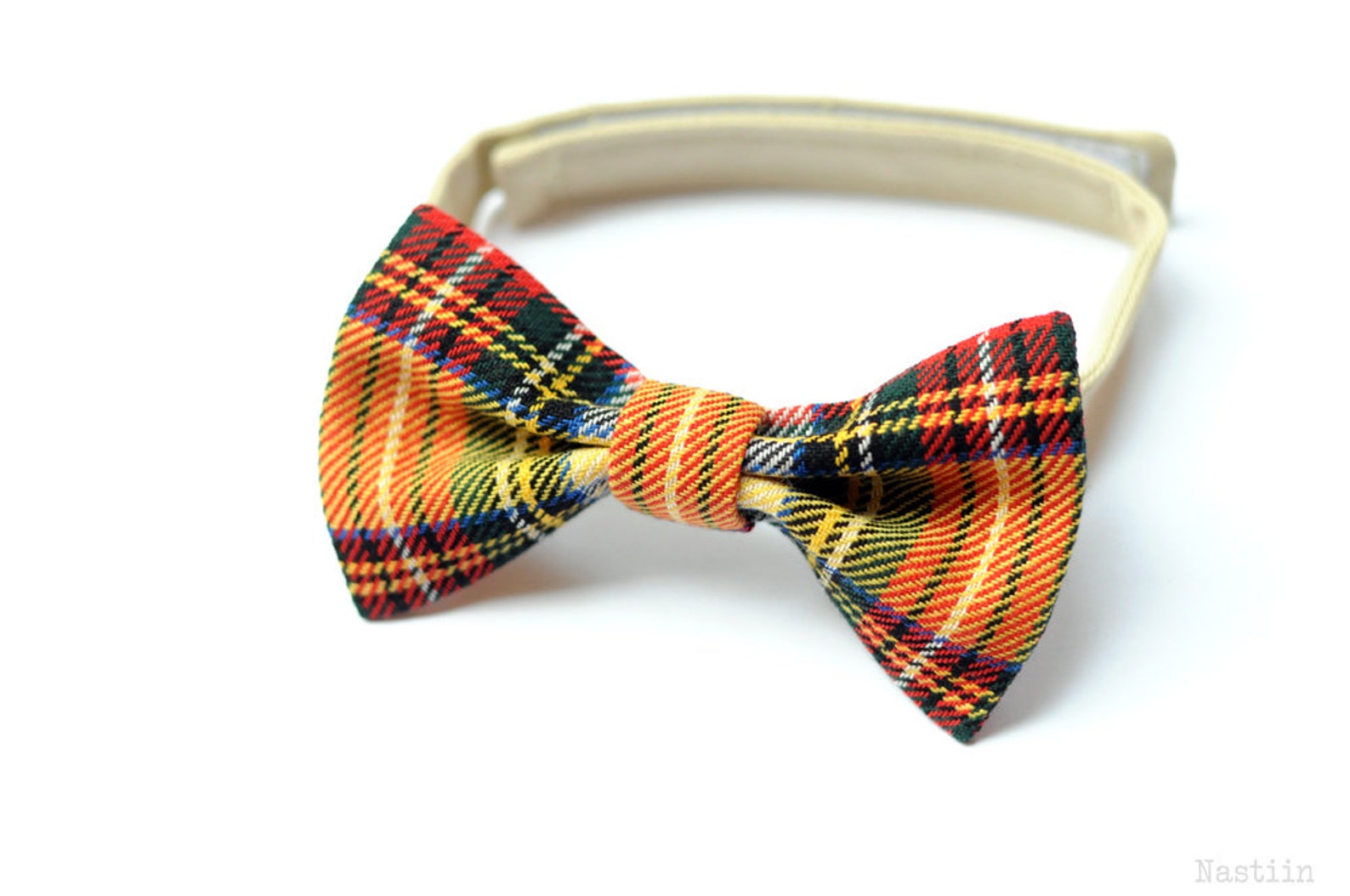 Boys Red Bow Tie Yellow Plaid Bow Tie Baby Boy Bow Tie Infant Etsy