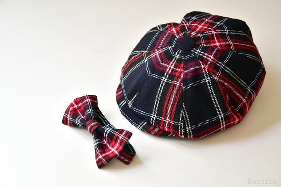 red page boy hat