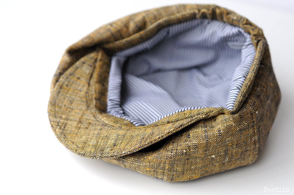 Yellow newsboy cap Mens newsboy cap Linen cap Womens newsboy | Etsy