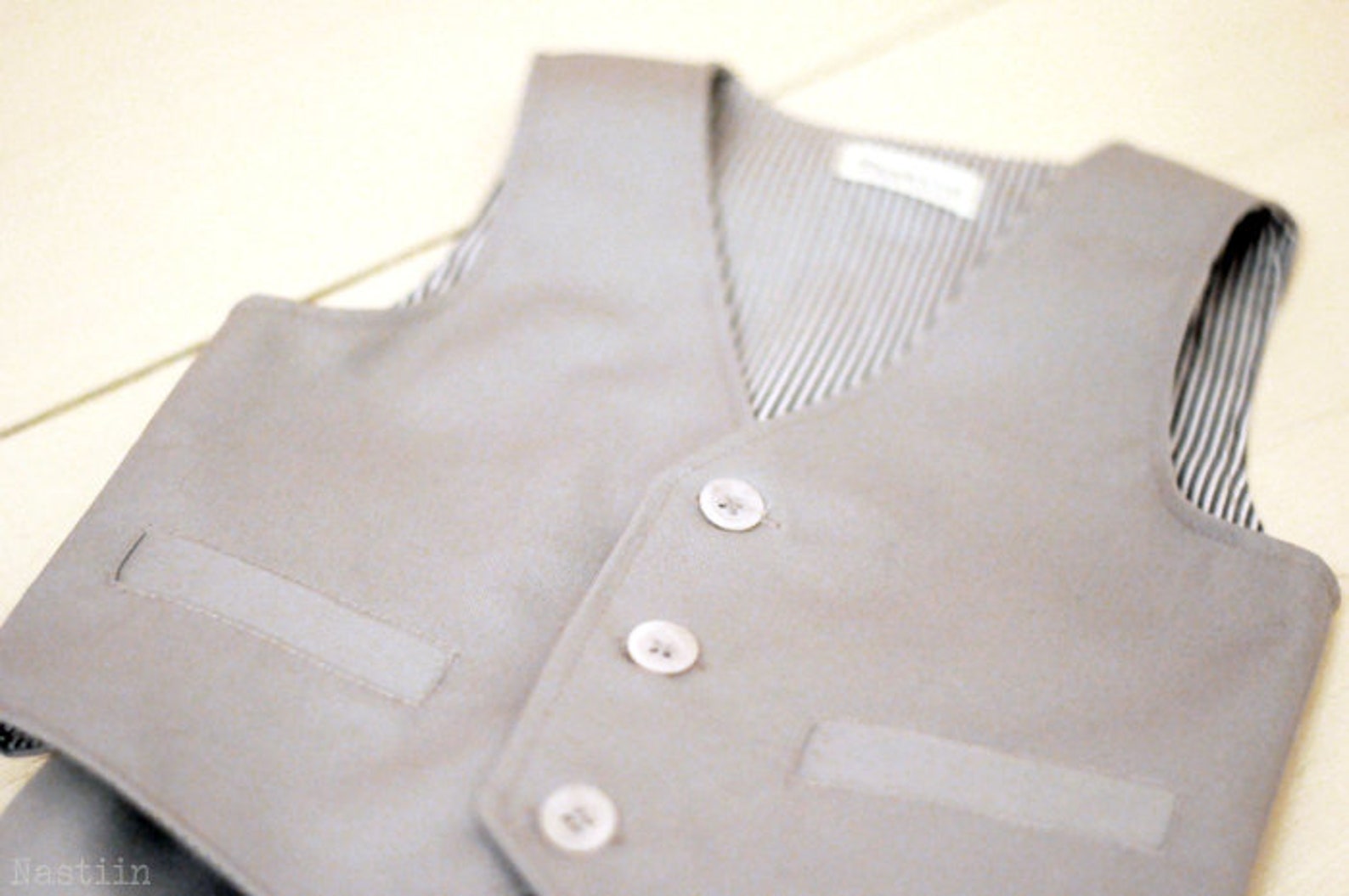 Toddler Boy Vest Light Grey Vest for Boys Vest Baby Boy Vest Etsy