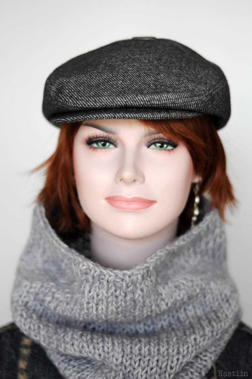 Grey Wool Newsboy Hat Mens Newsboy Cap Womens Newsboy Hat Grey - Etsy UK