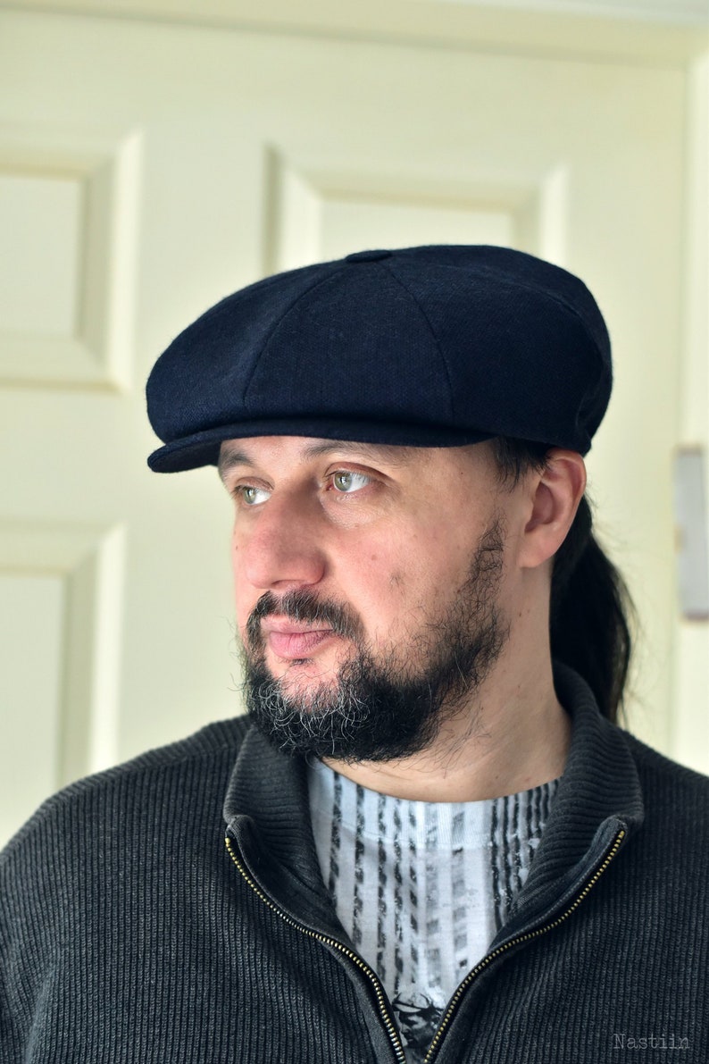 Navy newsboy hat Navy blue cap Womens newsboy cap Mens newsboy Etsy