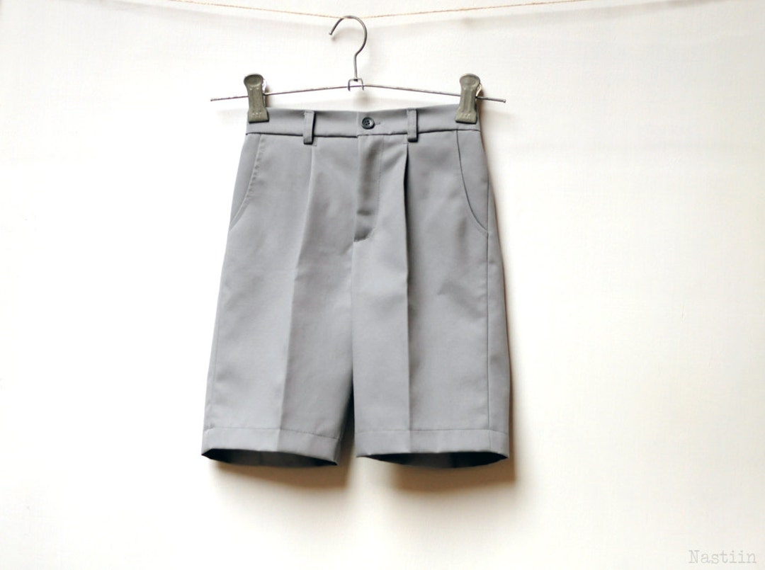 Boys Grey Shorts Infant Shorts Baby Grey Shorts Toddler Boy Shorts With Pockets Ring Bearer Suit