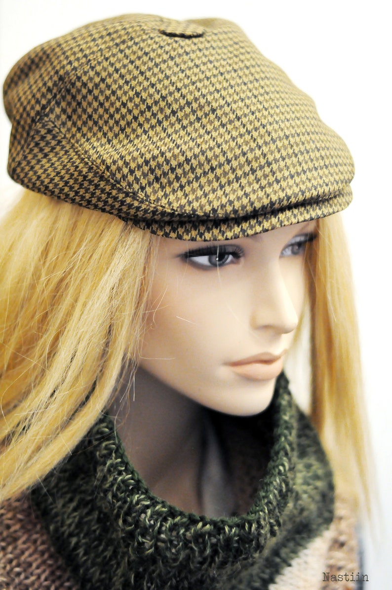 Khaki newsboy hat Womens newsboy cap Mens newsboy hat Flat cap Etsy
