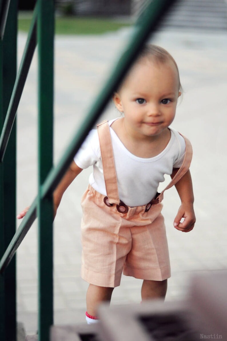 Toddler Boy Shorts With Suspenders Baby Boy Shorts Bow Tie and Etsy