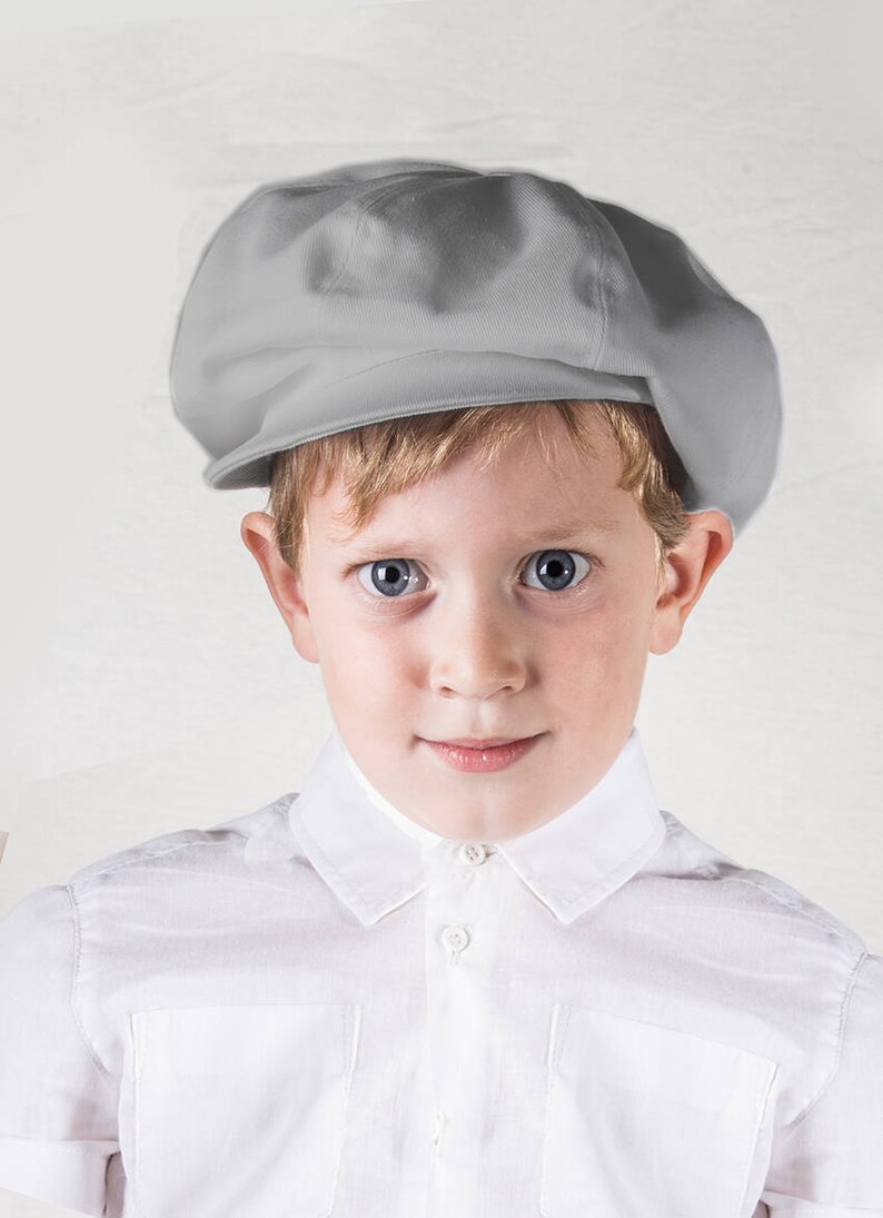 Grey newsboy hat Toddler boy hat Baby newsboy cap Infant hat Etsy