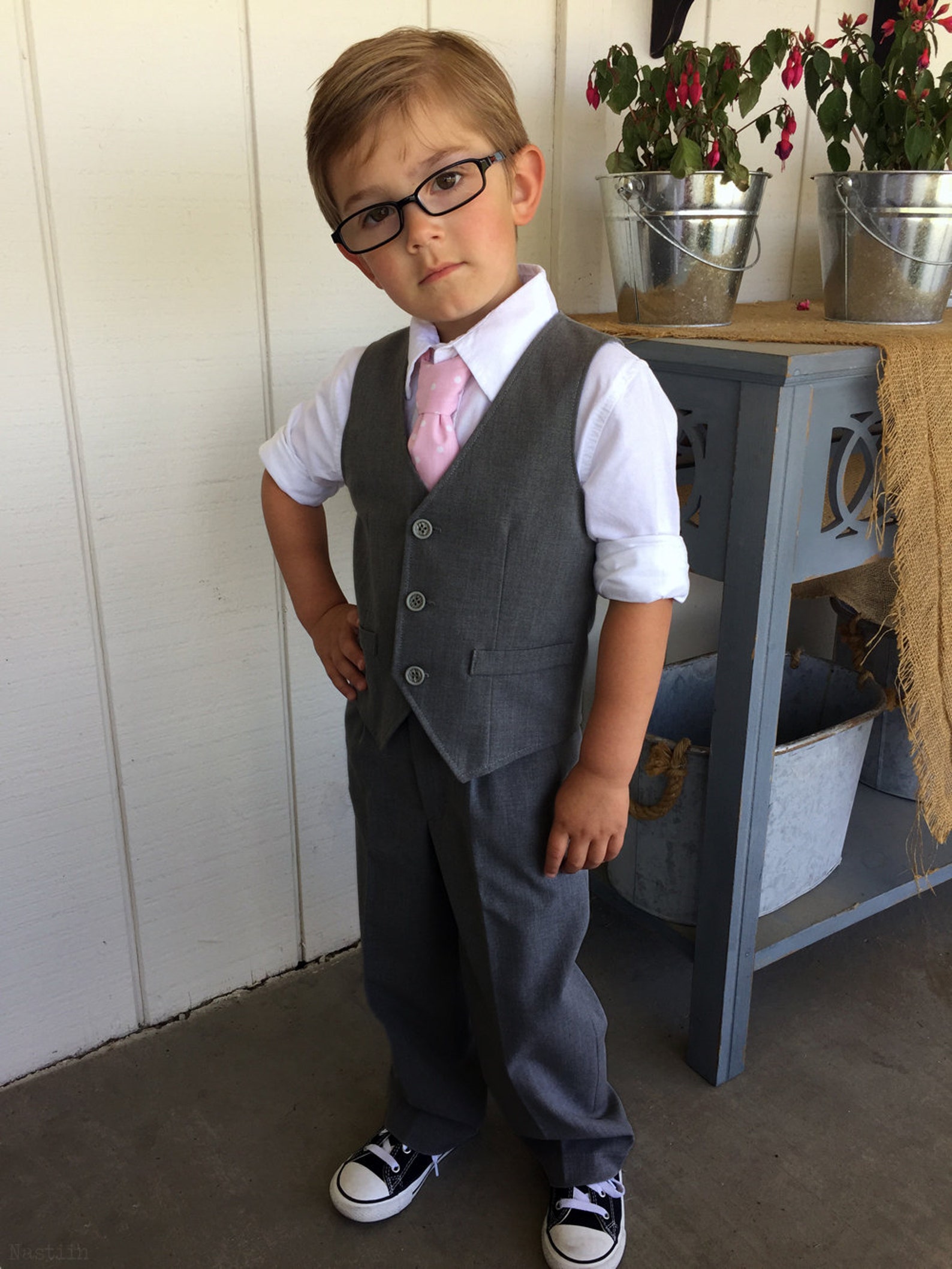 Toddler Ring Bearer Outfit Grey Wedding Outfit Boy Vest and - Etsy Toddler Ring Bearer Outfit Grey Wedding Outfit Boy Vest and - Etsy