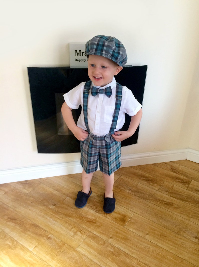 Toddler Boy Outfit Boys Newsboy Hat Baby Boy Shorts With Etsy