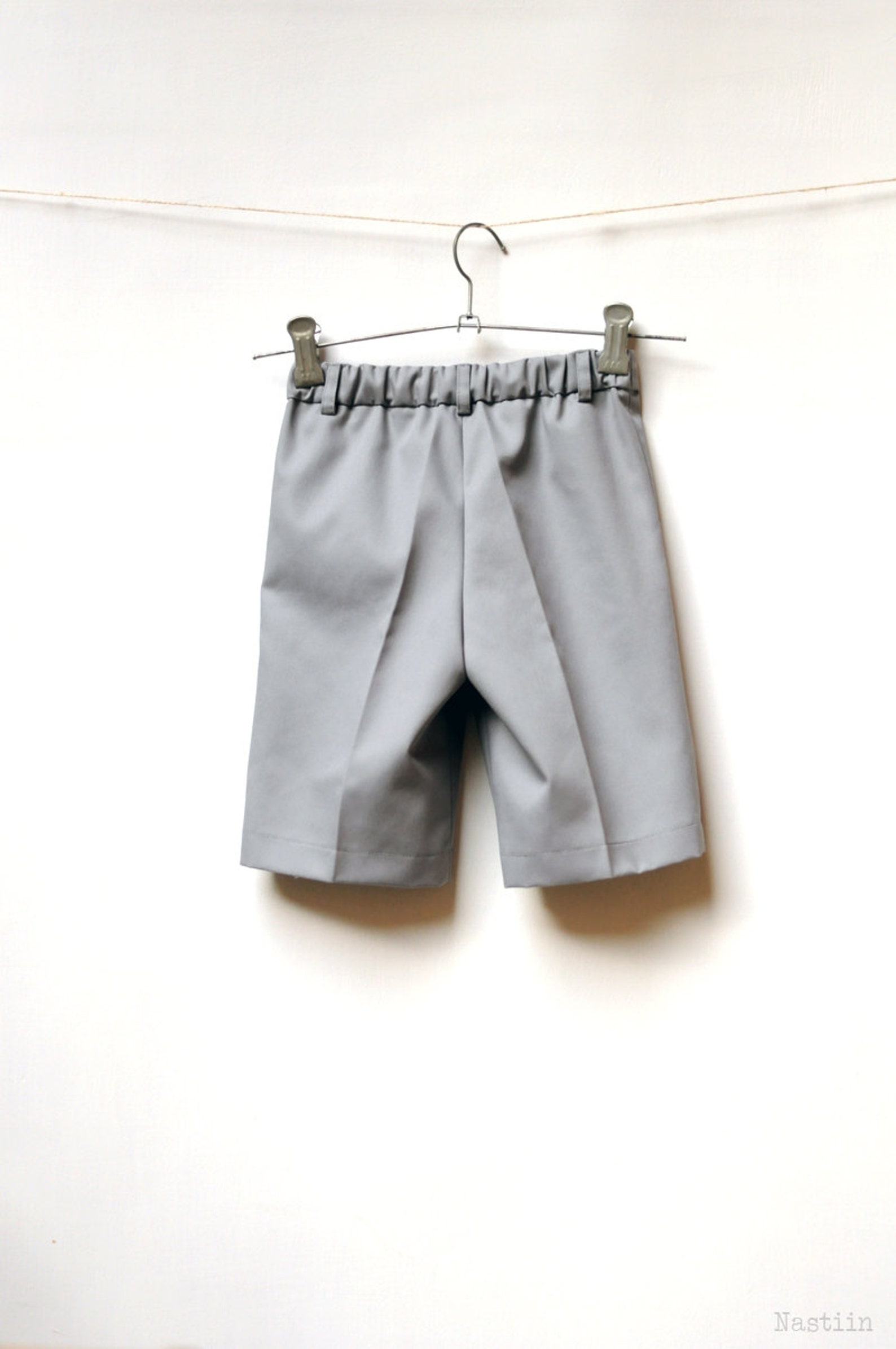 Boys Grey Shorts Infant Shorts Baby Grey Shorts Toddler Boy Etsy