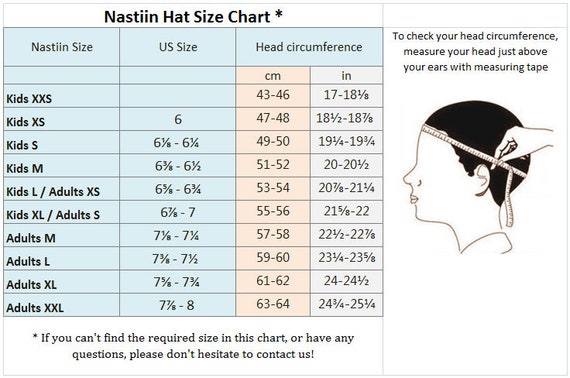 Toddler Hat Size Chart