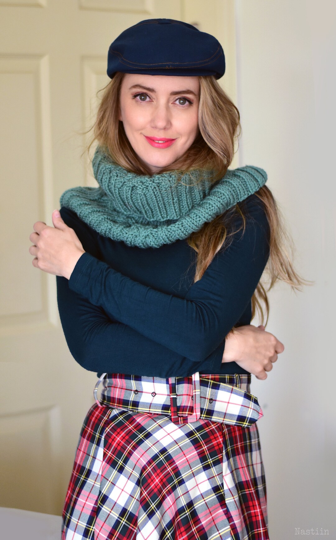 Teal Newsboy Hat Womens Newsboy Cap Mens Paperboy Hat Flat Hat Driver