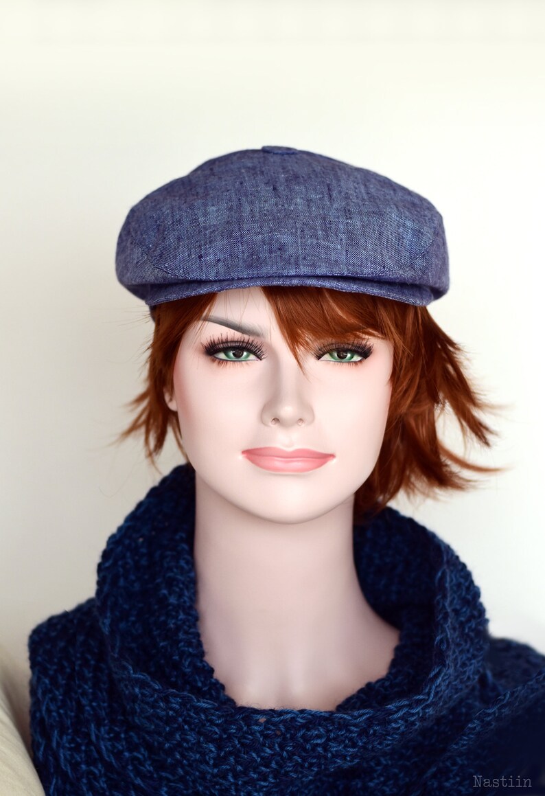 Boys newsboy hat Linen hat Newspaper boy cap Toddler newsboy Etsy