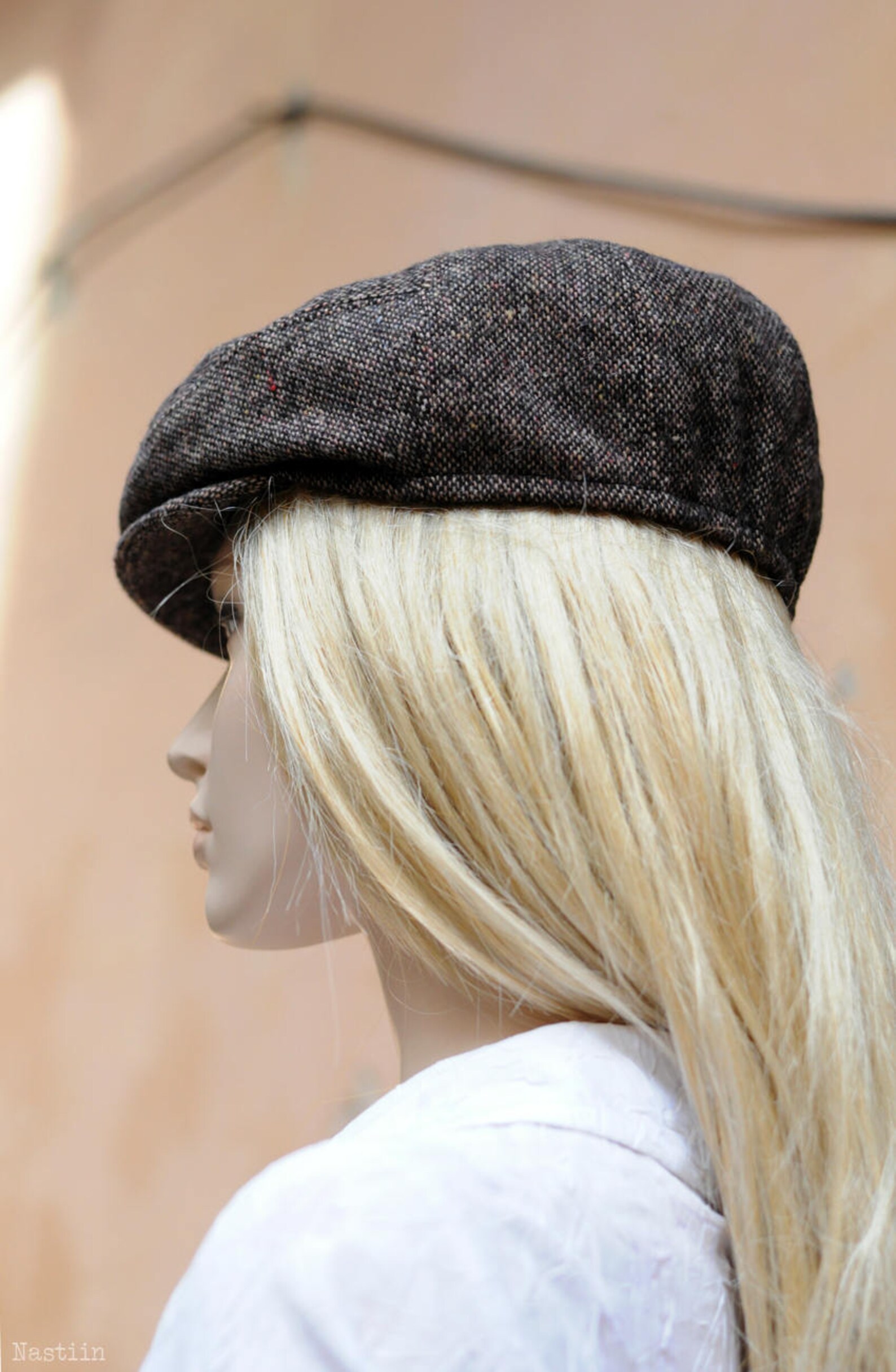 Brown Newsboy Cap Womens Newsboy Hat Wool Newsboy Hat Mens Etsy