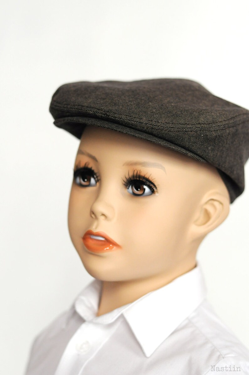 5 Pieces Set Toddler Ring Bearer Outfit Brown Hat Shirt Vest Etsy