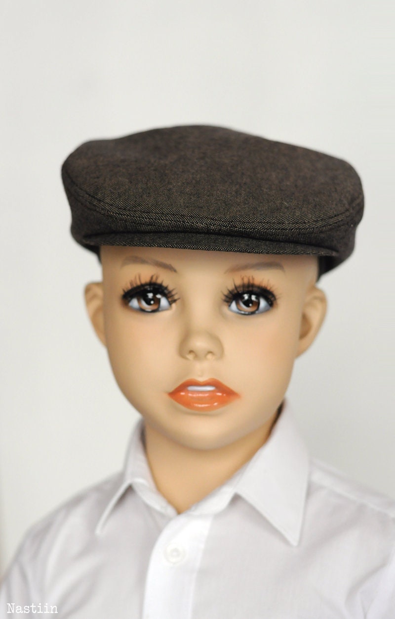 5 pieces set Toddler ring bearer outfit brown Hat shirt vest Etsy