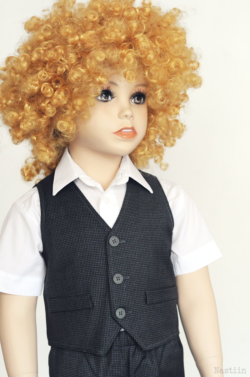 Buy Toddler Boy Grey Vest Baby Boy Vest Charcoal Vest Infant Vest