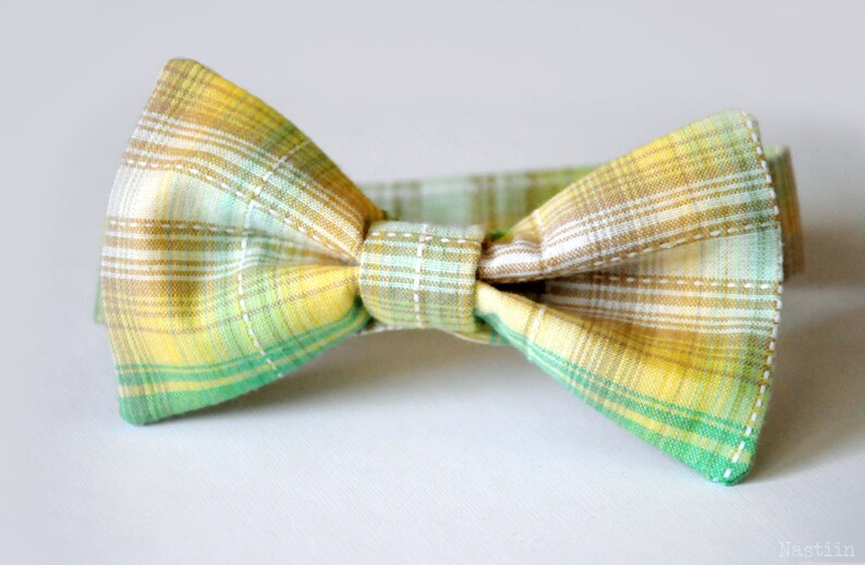 Baby boy bowtie Boys tartan bowtie Green bow tie Green and Etsy