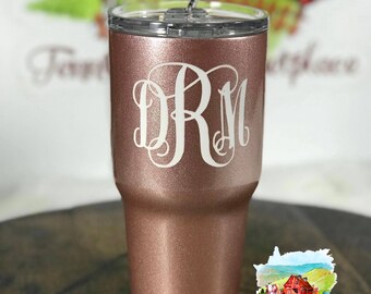 rose gold yeti tumbler