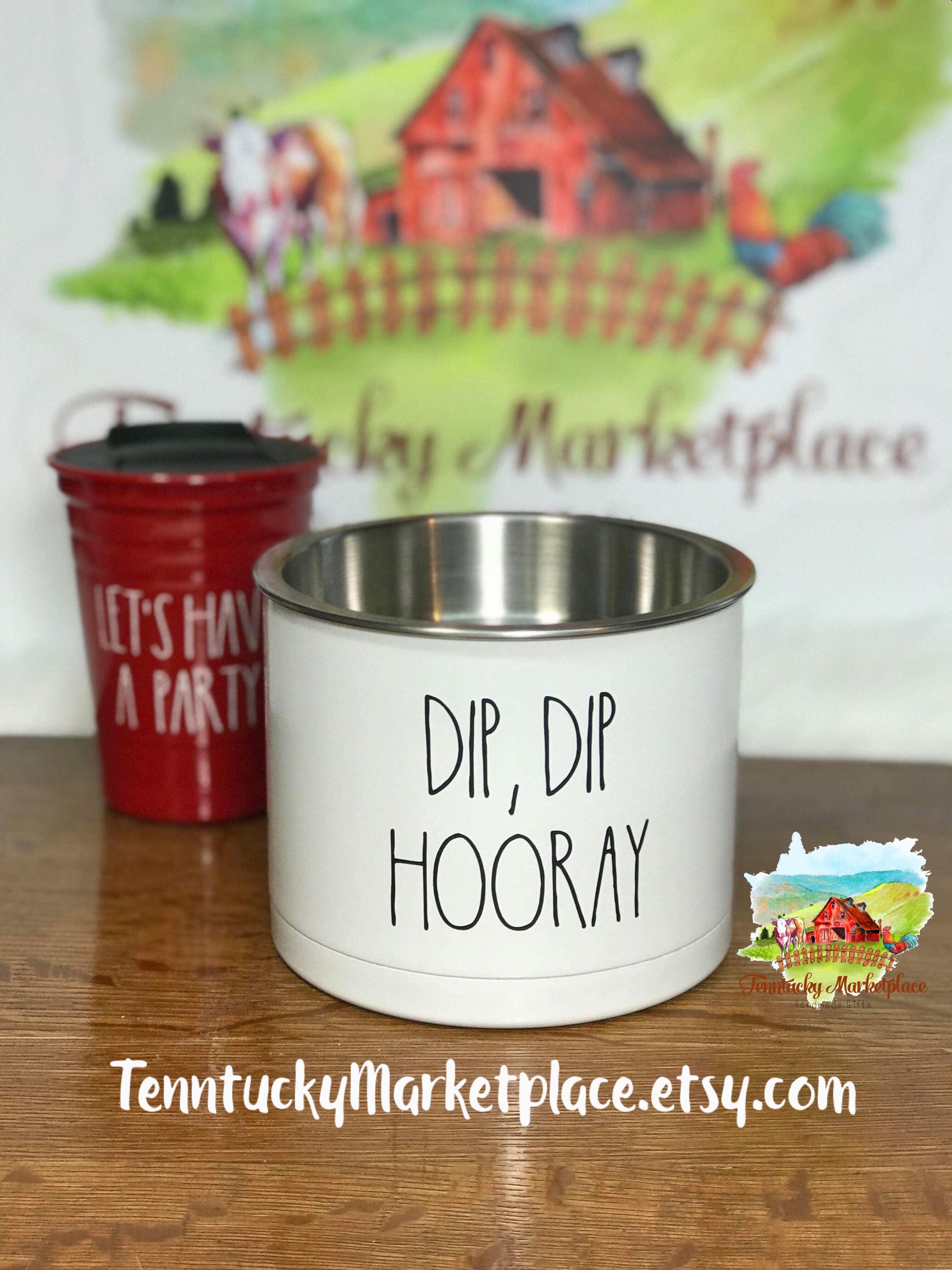 Chip and Dip Bowl Rae Dunninsulated DIP CHILLER Farmhouse Etsy