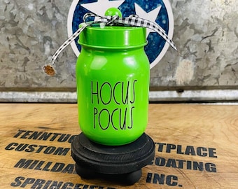 Hocus Pocus Mini Canister | Tiered Tray Halloween Decor | Pairs Well With Rae Dunn | great addition to your decor