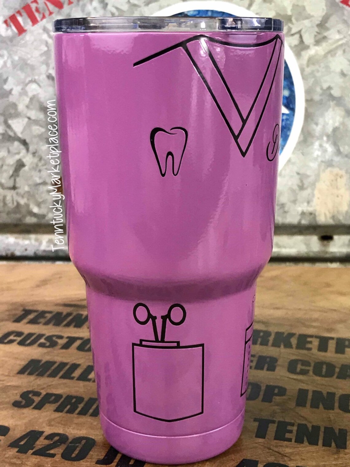 Dental Assistant SCRUBS Tumbler Dentist Tumbler Gifts for Etsy