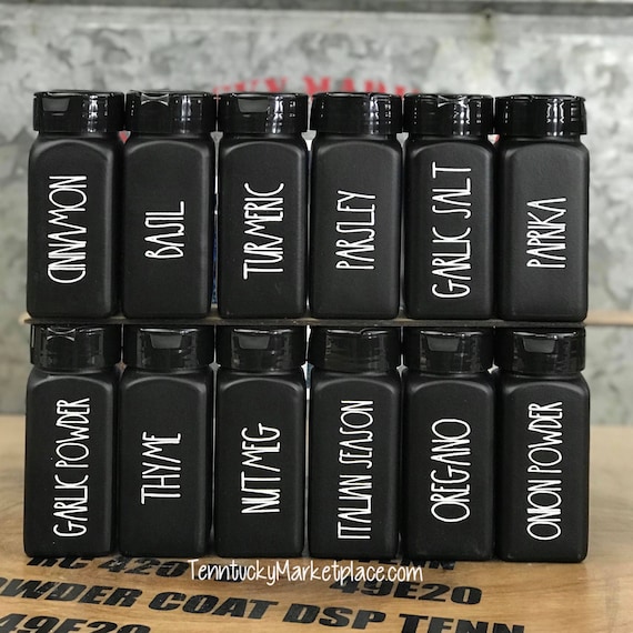 Black spice jars hotsell
